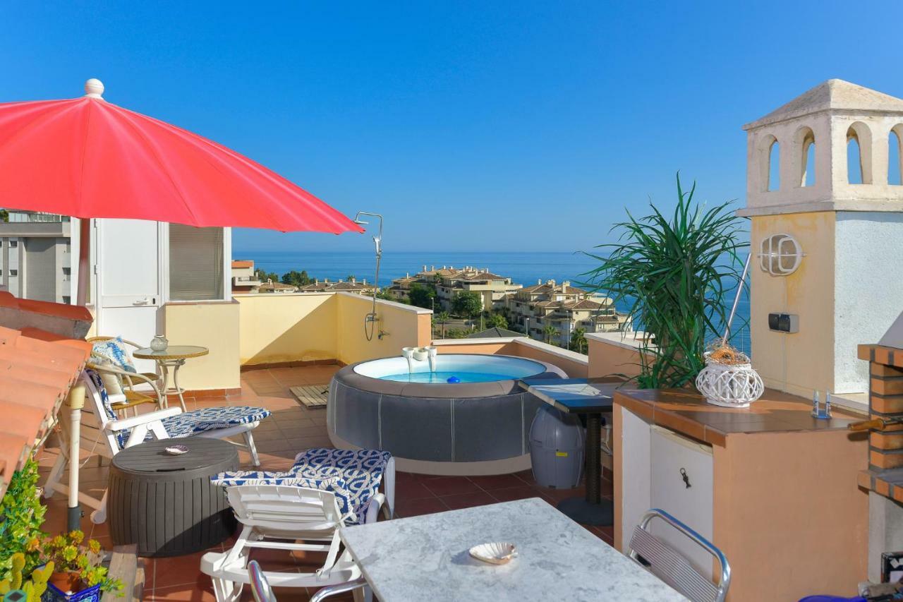 Bluebenalmadena 200Meters From The Beach With Jacuzzi And Rooftop Terrace (Adults Only) Exteriér fotografie