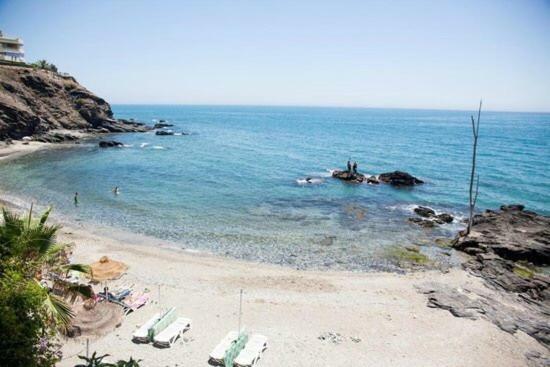 Bluebenalmadena 200Meters From The Beach With Jacuzzi And Rooftop Terrace (Adults Only) Exteriér fotografie
